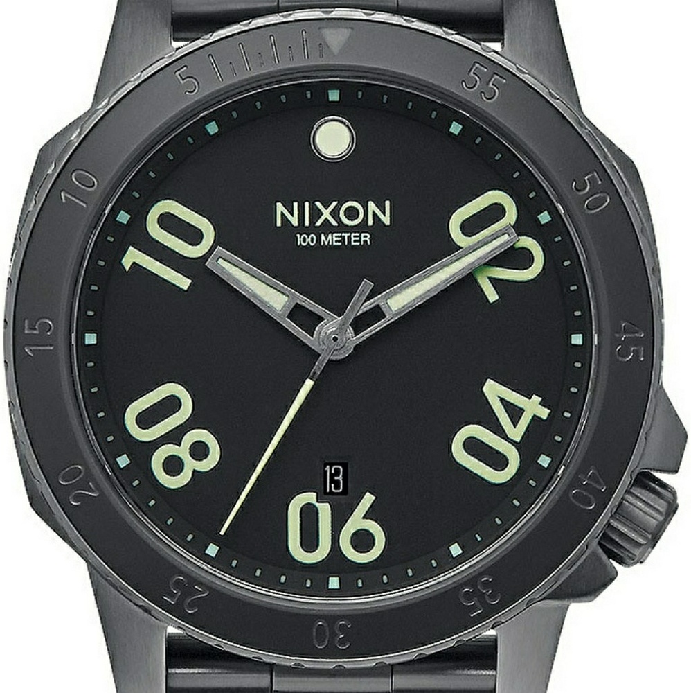 Nixon 44mm All Gunmetal Men's Watch